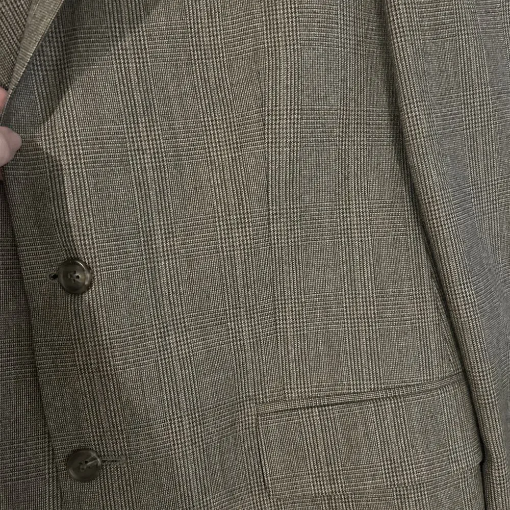 Polo University Club Ralph Lauren Brown Glen Plaid‎ Wool Blazer Sport Coat 43 T